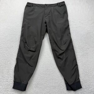 Lululemon Lab Mens Charcoal Gray Technical Jogger Pants Size 36 Articulated Knee